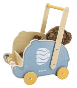 PolarB Olifant Houten Poppenwagentje 44031 -Babyproducten Winkel polarb olifant houten poppenwagentje 44031 3