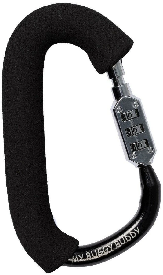 My Buggy Buddy Clip Of Tassenhaak Met Cijferslot MBBLOCK 3 My Buggy Buddy Clip Of Tassenhaak Met Cijferslot MBBLOCK