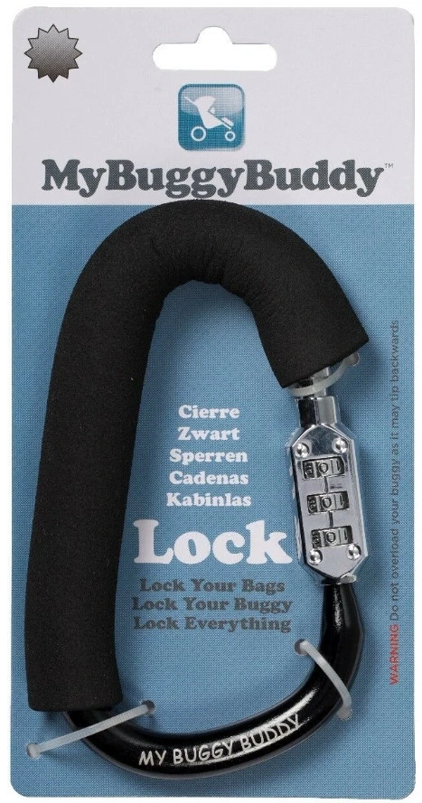 My Buggy Buddy Clip Of Tassenhaak Met Cijferslot MBBLOCK 8 My Buggy Buddy Clip Of Tassenhaak Met Cijferslot MBBLOCK - Afbeelding 6