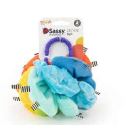 Sassy Crinkle Ball Texturen Speelbal S80370 7 Sassy Crinkle Ball Texturen Speelbal S80370 -Babyproducten Winkel sassy crinkle ball texturen speelbal 3
