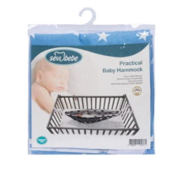 Sevibaby Blue Stars Baby Hangmatje 576-1 -Babyproducten Winkel sevibaby blue stars baby hangmatje 5