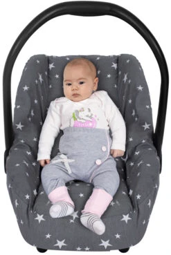 Sevibaby Star Grijs 0+ Autostoelhoes 61-13 -Babyproducten Winkel sevibaby star grijs 0 autostoelhoes 61 13 1
