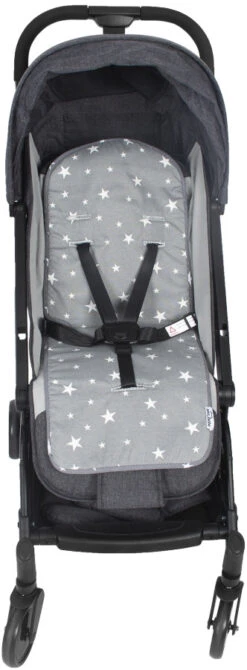 Sevibaby Star Grijs Wandelwagen/Buggy Inlegkussen 43-13 -Babyproducten Winkel sevibaby star grijs wandelwagen buggy inlegkussen 43 13 2
