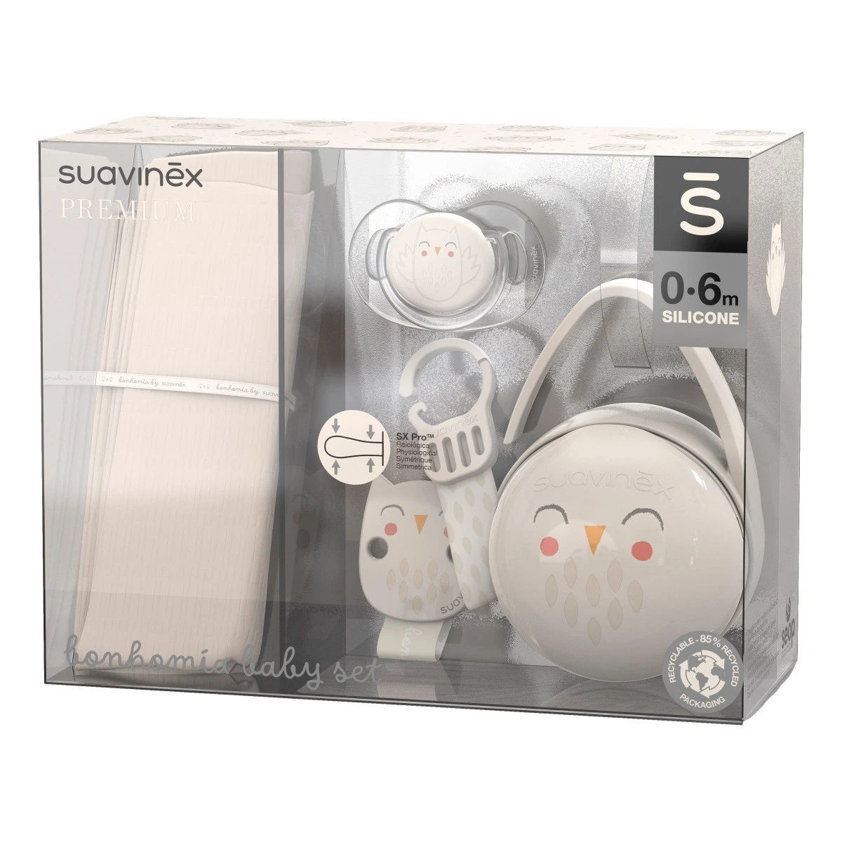 Suavinex Bonhomia Beige Gift Set SXSBZ2080729 4 Suavinex Bonhomia Beige Gift Set SXSBZ2080729 - Afbeelding 2