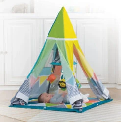 Infantino Large Teepee Gym Speelkleed BK-216143 -Babyproducten Winkel teepee sfeer 2