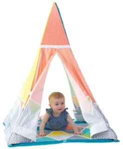 Infantino Large Teepee Gym Speelkleed BK-216143 -Babyproducten Winkel teepee sfeer 3