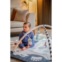 Tryco Polar Bear Pete 2-in-1 XL Speelkleed En Opbergtas TR-140208 -Babyproducten Winkel tr 140208 tryco polar bear pete playmat bag in 1 01 1