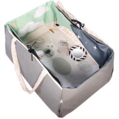Tryco Polar Bear Pete 2-in-1 XL Speelkleed En Opbergtas TR-140208 -Babyproducten Winkel tr 140208 tryco polar bear pete playmat bag in 1 09