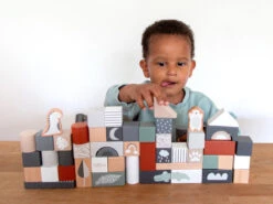 Tryco 50 Stuks Houten Blokken TR-353001 -Babyproducten Winkel tr 353001 tryco wooden 50pcs blocks 01