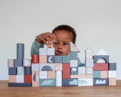 Tryco 50 Stuks Houten Blokken TR-353001 -Babyproducten Winkel tr 353001 tryco wooden 50pcs blocks 10