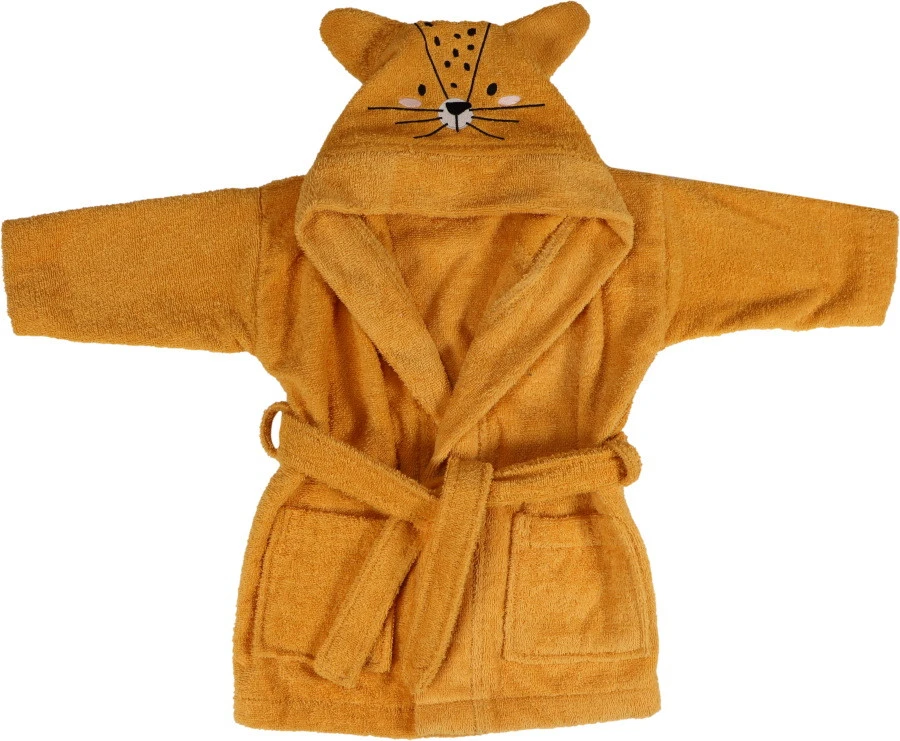 Blush & Blossom Leopard Lenny 0-1jr Badstof Badjas TR-BB4201 - Afbeelding 2