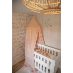 Tryco Goud Ovaal Sluierstandaard Met Voet TR-432104 -Babyproducten Winkel tryco klamboe goud 01