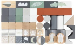 Tryco 50 Stuks Houten Blokken TR-353001 -Babyproducten Winkel tryco 50 stuks houten blokken tr 353001 2