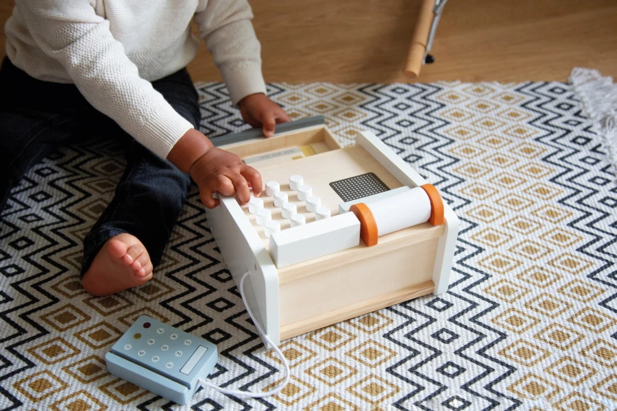 Tryco Houten Kassa Met Pinautomaat TR-303005 8 Tryco Houten Kassa Met Pinautomaat TR-303005 - Afbeelding 6