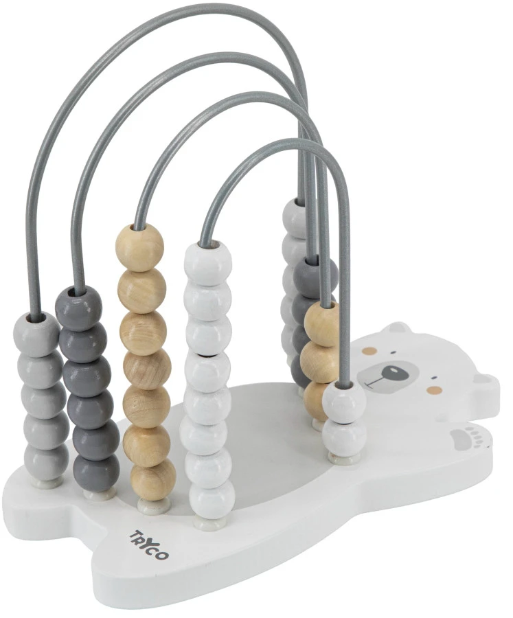 Tryco IJsbeer Houten Telraam TR-353002 3 Tryco IJsbeer Houten Telraam TR-353002