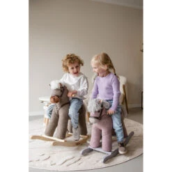 Tryco Milo Bruin Hobbelpaard 36m+ TR-120111 -Babyproducten Winkel tryco milo bruin hobbelpaard 36m tr 12011 sfeer2