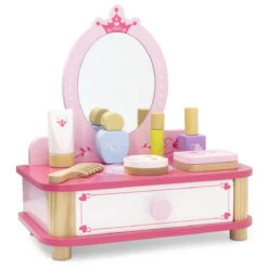 Viga Houten Make-up Set Met Kaptafel 44571 -Babyproducten Winkel viga houten make up set met kaptafel 44571 3