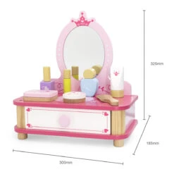 Viga Houten Make-up Set Met Kaptafel 44571 -Babyproducten Winkel viga houten make up set met kaptafel 44571 4