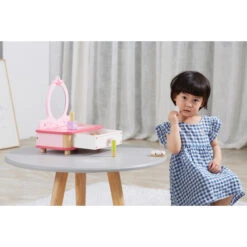 Viga Houten Make-up Set Met Kaptafel 44571 -Babyproducten Winkel viga houten make up set met kaptafel 44571 6