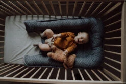 Zaffiro Graphite Leaves Babynest 0985 -Babyproducten Winkel zaffiro babynest2 4