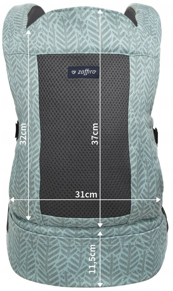 Zaffiro City Air Beige Leaves Ergonomische Draagzak 7398 7 Zaffiro City Air Beige Leaves Ergonomische Draagzak 7398 - Afbeelding 5