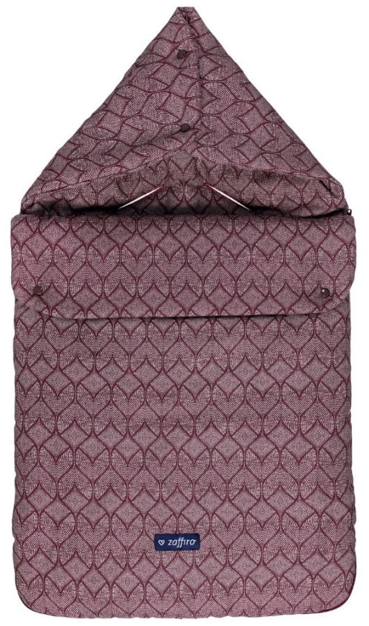 Zaffiro Geo Burgund Premium 5-in-1 Voetenzak 9842 3 Zaffiro Geo Burgund Premium 5-in-1 Voetenzak 9842