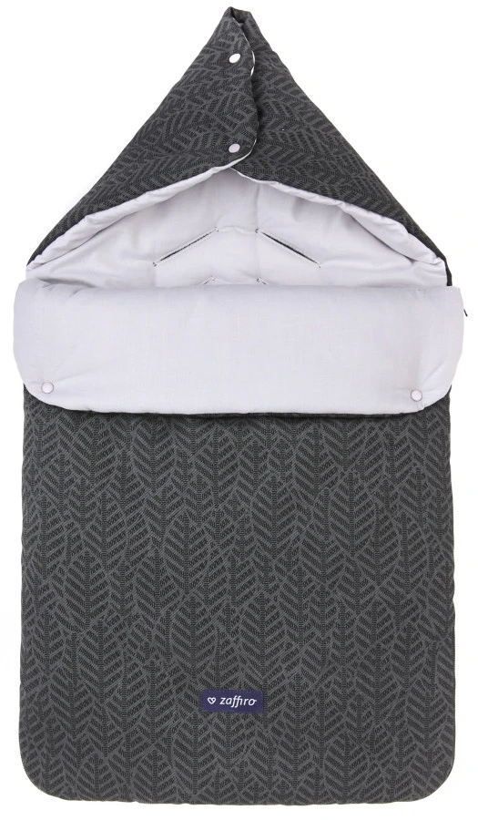 Zaffiro Graphite Leaves Basic 5-in-1 Voetenzak 7565 3 Zaffiro Graphite Leaves Basic 5-in-1 Voetenzak 7565