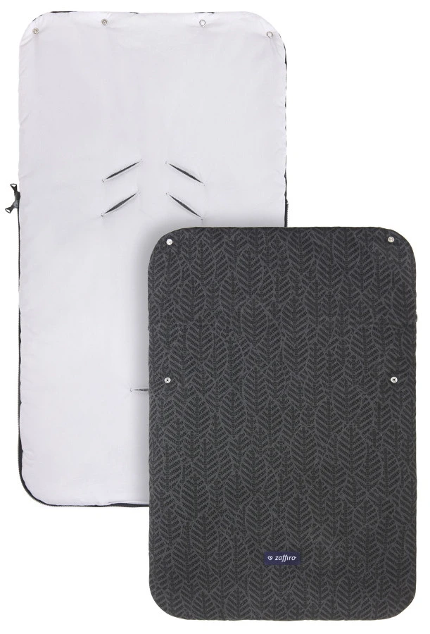 Zaffiro Graphite Leaves Basic 5-in-1 Voetenzak 7565 4 Zaffiro Graphite Leaves Basic 5-in-1 Voetenzak 7565 - Afbeelding 2