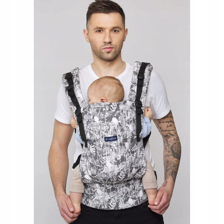 Zaffiro Smart 2.0 Beige Leaves Ergonomische Draagzak 7985 10 Zaffiro Smart 2.0 Beige Leaves Ergonomische Draagzak 7985 - Afbeelding 8